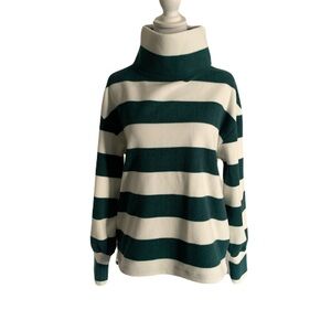 NWT Tuckernuck Dudley Stephens Milton Street Turtleneck Fleece Striped Pullover